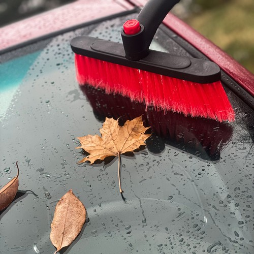 Szczotka Skrobaczka Teleskopowa Do Szyb Lodu Szronu Odśnieżania 95cm Długa na Arena.pl