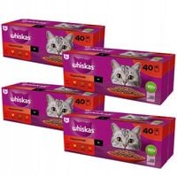 WHISKAS MOKRA KARMA DLA KOTA MIX SMAKÓW W SOSIE 160X85G