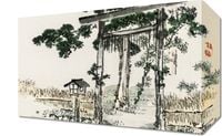Obraz 30x20cm Shrine Gate, Kōno Bairei Japoński Vintage do Salonu