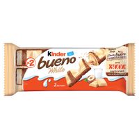 Kinder Bueno White Wafel  z mleczno-orzechowym nadzieniem 39 g x 2 szt