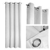 Zasłona gotowa na przelotkach Eurofirany 140X250 MELANIE biały