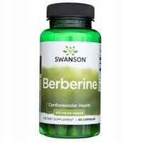 BERBERYNA SWANSON Berberine HCL Odchudzanie Cukier Cukrzyca Trawienie 60k