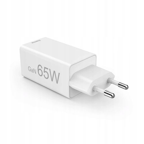 Ładowarka sieciowa HAMA 65W PD USB-C USB-A Biały na Arena.pl