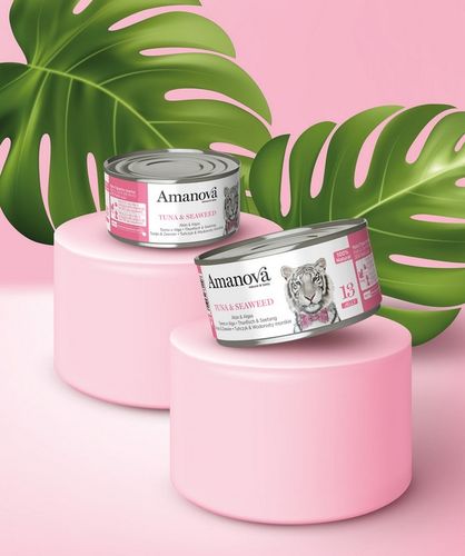 Amanova Cat Tuna & Seaweed - Tuńczyk I Wodorosty W Galaretce Puszka 70G na Arena.pl