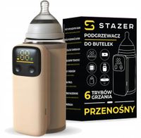 Podgrzewacz do butelek wielofunkcyjny 18 W z wyświetlaczem LCD beżowy