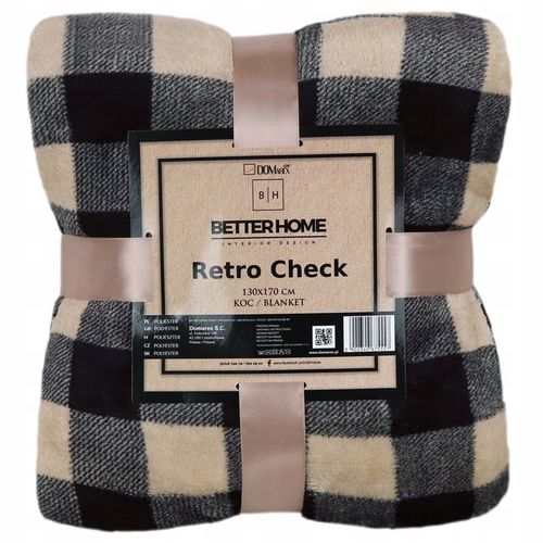 MIĘKKI KOC ŚWIĄTECZNY W KRATĘ NA ŁÓŻKO NARZUTA PLED MIKROFIBRA RÓŻNE WZORY na Arena.pl