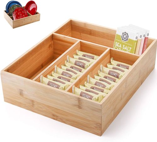 Bambusowy organizer do przechowywania żywności na Arena.pl