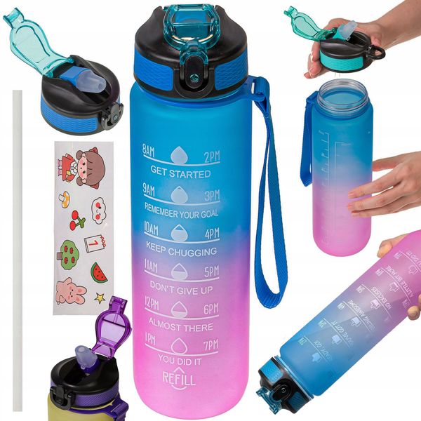 BUTELKA RAINBOW 1L NR:7925 zdjęcie 1