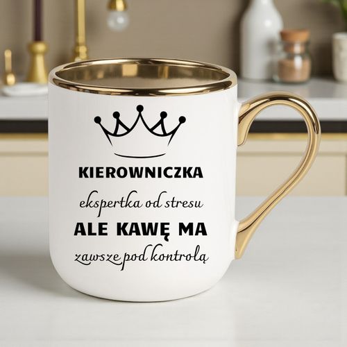 Kubek PREMIUM śmieszny prezent dla KIEROWNICZKI ekskluzywny upominek na Arena.pl