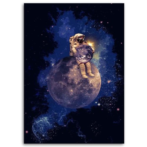Obraz na płótnie – Canvas, Abstrakcja astronauta 40x60 na Arena.pl