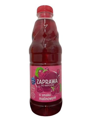 Zaprawa do napojów o smaku malinowym 1 l na Arena.pl