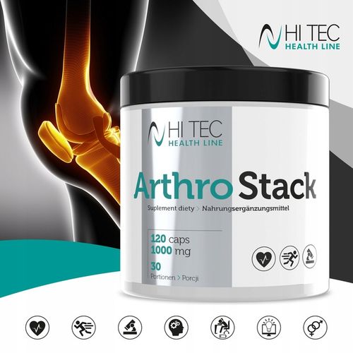 HI TEC Arthro Stack - 120 kaps NA STAWY MSM na Arena.pl