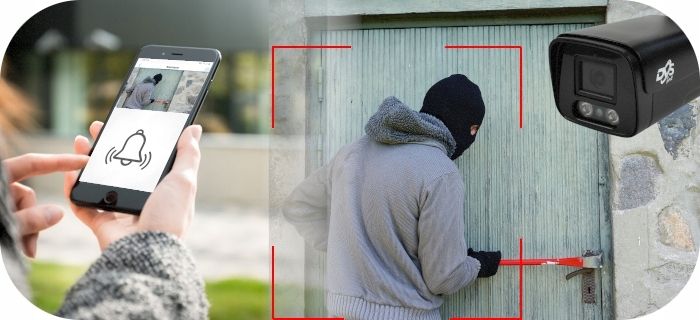 Czarna kamera zewnętrzna bezprzewodowa IP WiFi SMART NADZÓR iOS Android APP zdjęcie 13
