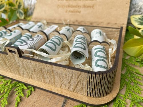 PUDEŁKO NA PIENIĄDZE PREZENT NA ROCZNICĘ URODZINY 18-40-100 LAT HD-KOLORY na Arena.pl