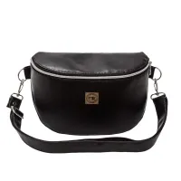 Nerka Czarna - Minimalistyczna Torebka Saszetka Damska