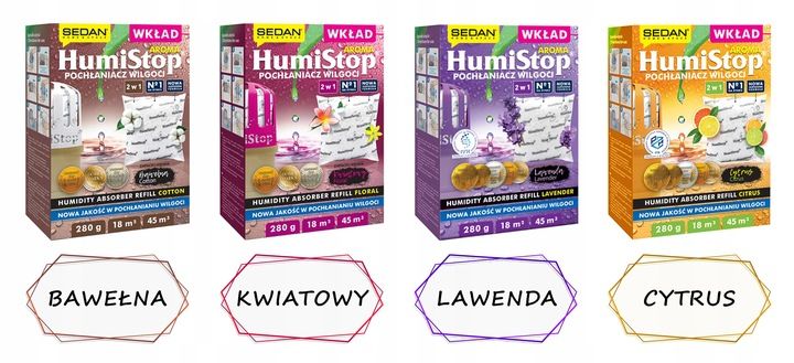 HUMISTOP WKŁAD ZAPAS DO POCHŁANIACZA WILGOCI X 5 + ODKAMIENIACZ GRATIS zdjęcie 3