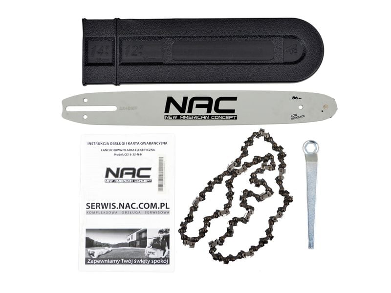 PIŁA ELEKTRYCZNA PILARKA NAC CE18-35-N-H MOC 1800 W PROWADNICA 35 CM zdjęcie 11