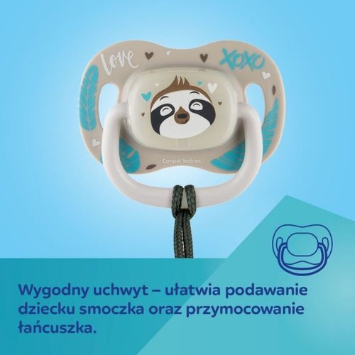 Smoczek sil. sym. 0-6m lama CANPOL BABIES na Arena.pl