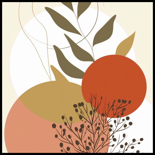 Plakat 70x70cm Impresja Jesieni zdjęcie 2