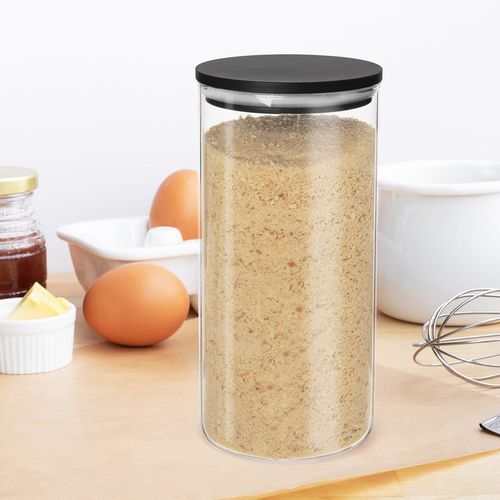 Pojemnik Kuchenny na Produkty Sypkie Żywność Szklany z Uszczelką 980 ml na Arena.pl