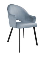 Krzesło Velvet noga czarna PROFIL BL06