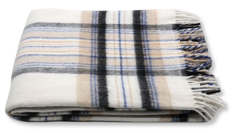 Koc Wełniany 150X200 Krata 18744 zdjęcie 1