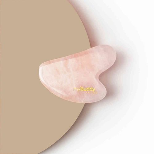 myBuddy Kamień Gua Sha do Masażu Twarzy Różowy Kwarc na Arena.pl