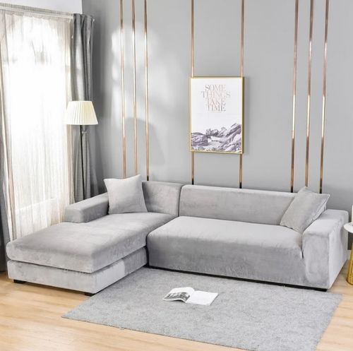 POKROWIEC NA NAROŻNIK KANAPĘ SOFĘ WELUR PREMIUM na Arena.pl