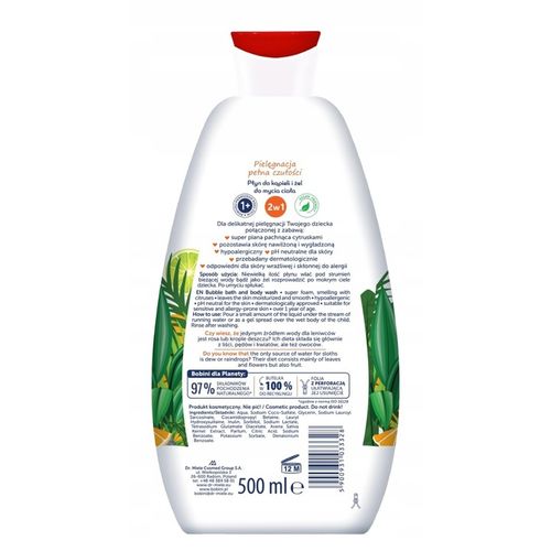 BOBINI Fun Płyn do Kąpieli Żel do Mycia dla Dzieci 2w1 Maxi Piana MIX 4x500 na Arena.pl