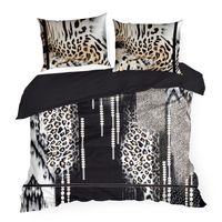 Pościel z makosatyny 160X200 70X80X2 Ewa Minge3 z motywami zwierzęcymi
