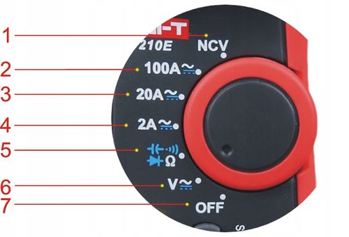 UT210E Miernik cęgowy prądu stałego AC/DC PRECYZYJNY 0,001A/1mA UNI-T na Arena.pl