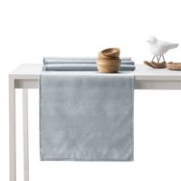 Zestaw obrus + bieżnik plamoodporny VESTA 115x180 + 35x180 j. szary