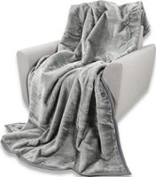 Koc Jednokolorowy Gładki Elway 03-54 - Jasno Szary