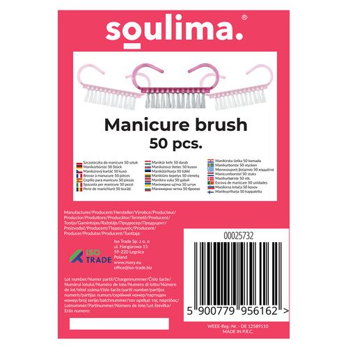 Szczoteczka Do Manicure- 50Szt. Soulima 25732 zdjęcie 2