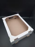 KARTON TACKA CUKIERNICZA PĄCZKOWA NA PĄCZKI CIASTO 400x300x90 25 SZT