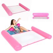 Materac hamak leżak wodny do pływania na basen plażowy dmuchany wygodny