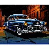 Malowanie po numerach 40x50cm Samochód