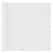 Parawan balkonowy, biały, 90x600 cm, tkanina Oxford