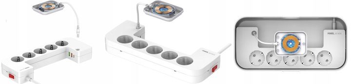 Ładowarka Listwa Zasilacz Organizer Kabli USB QI zdjęcie 8