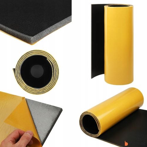 MATA PIANKA WYGŁUSZAJĄCA MASKI silnika HAŁAS 10mm komora gąbka z klejem na Arena.pl