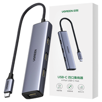 ugreen rozdzielacz hub usb typ c - 4x usb 3.2 gen 1 srebrny (cm473 20841)