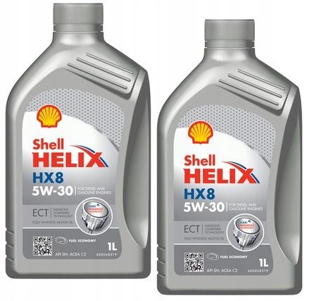 Olej silnikowy Shell HELIX HX8 ECT 1 l 5W-30 zdjęcie 2