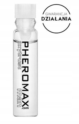 BEZZAPACHOWE MĘSKIE FEROMONY PHEROMAX OXYTRUST PRÓBKA 1ML na Arena.pl