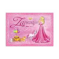 Zaproszenia urodzinowe Księżniczka, 10 szt.