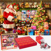 Puzzle Kalendarz adwentowy 1008 el 24 dni Boże Narodzenie 2025 70x50cm