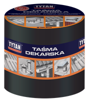 TAŚMA USZCZELNIAJĄCA DEKARSKA 15CM*10MB GRAFIT - TAS DEK 15 7