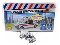 Karetka pogotowia z głosem, 14 cm