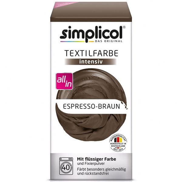 SIMPLICOL BARWNIK DO TKANIN 559G BRĄZ ESPRESSO zdjęcie 1