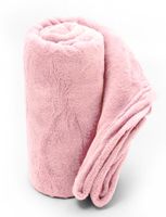 Koc Z Mikrofibry Pluszowy 200X220 - Pudrowy Róż