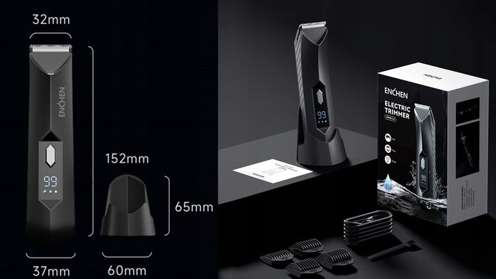 ENCHEN SPARK 2 TRYMER GOLARKA Maszynka do OWŁOSIENIA pach nóg dla mężczyzn zdjęcie 8